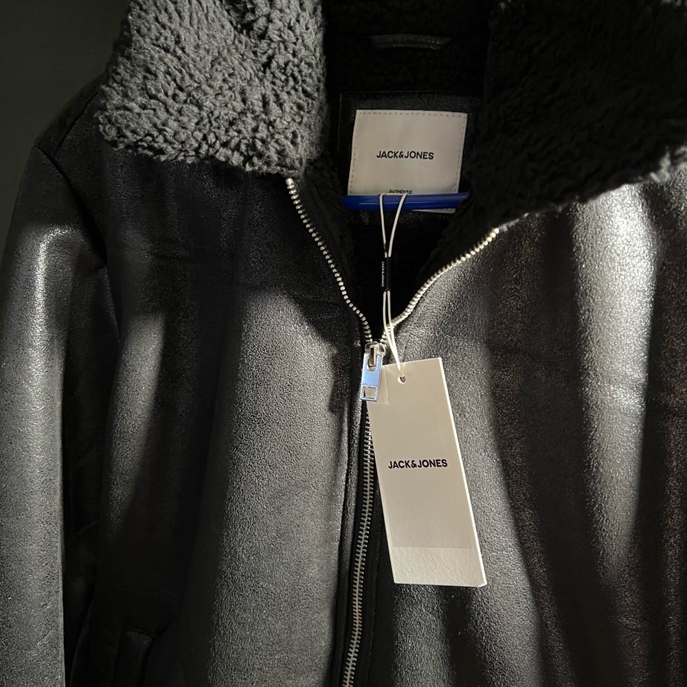 Black Faulk Leather jacket